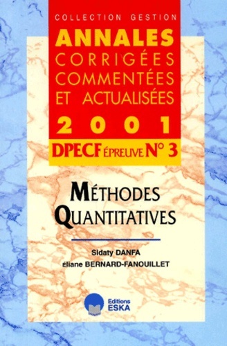 DPECF N 3-METHODES QUANTITATIVES-ACCA 2001-