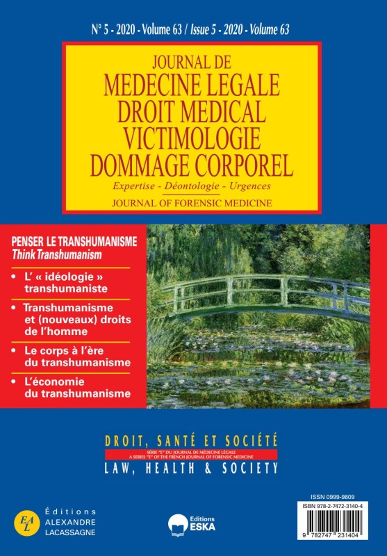 PENSER LE TRANSHUMANISME-JML 5 VOL 63-2020