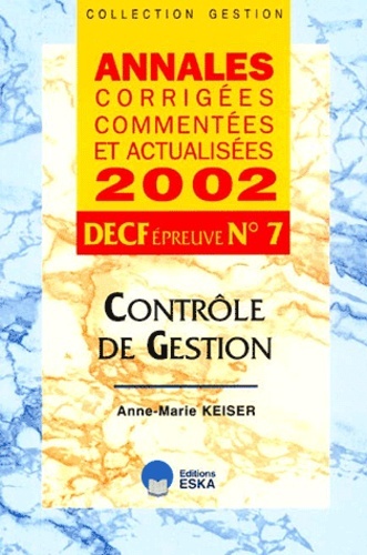 DECF N 7-CONTROLE DE GESTION-ACCA 2002-
