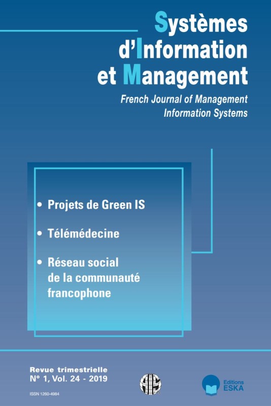 RESEAU SOCIAL DE LA COMMUNAUTE FRANCOPHONE-SIM N°1 VOL 24-2019