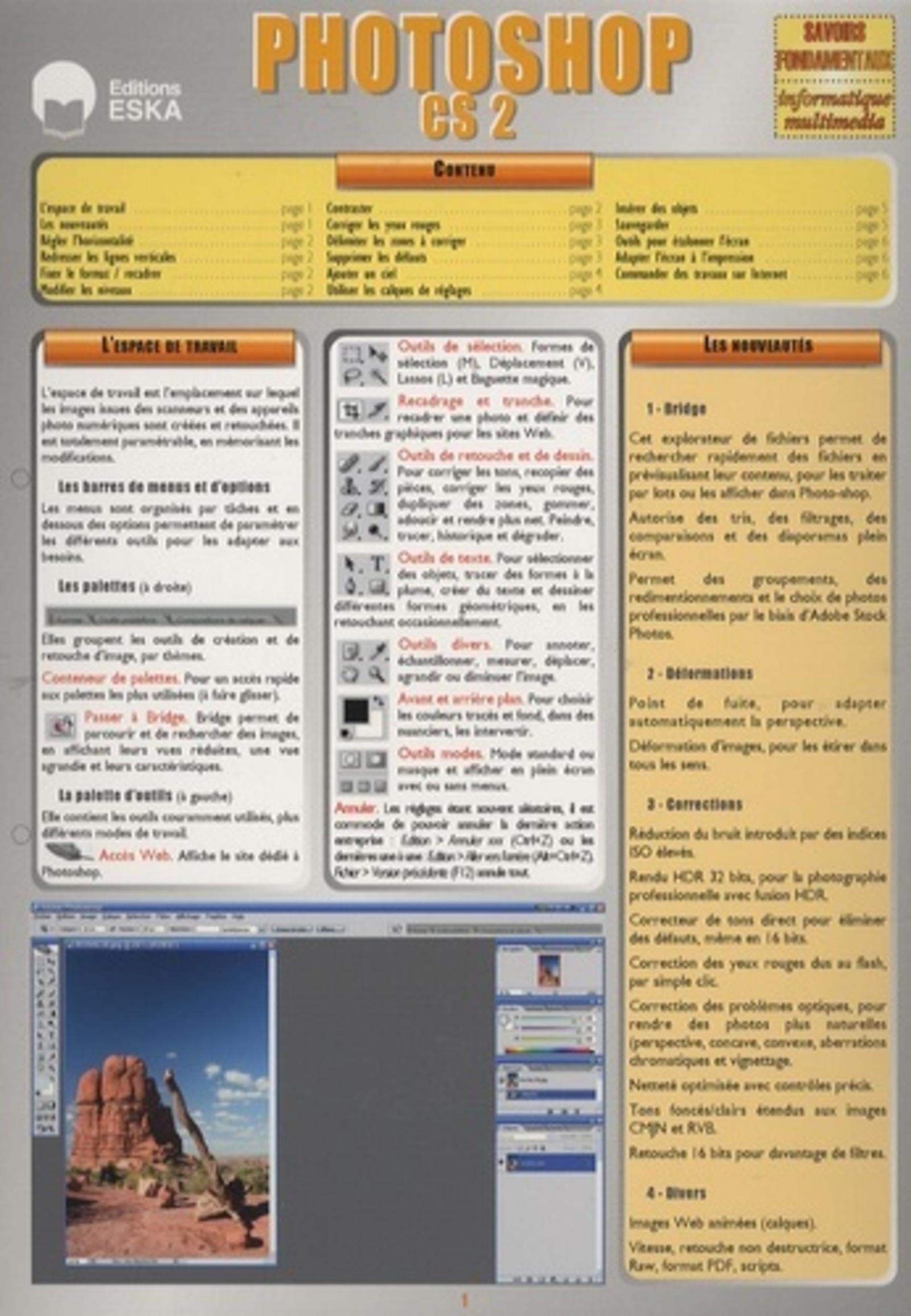 PHOTOSHOP CS2-SAVOIRS FONDAMENTAUX INFORMATIQUE MULTIMEDIA-