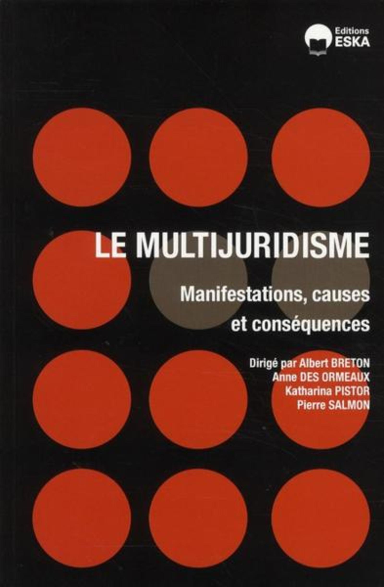 LE MULTIJURIDISME. MANIFESTATIONS CAUSES ET CONSEQUENCES