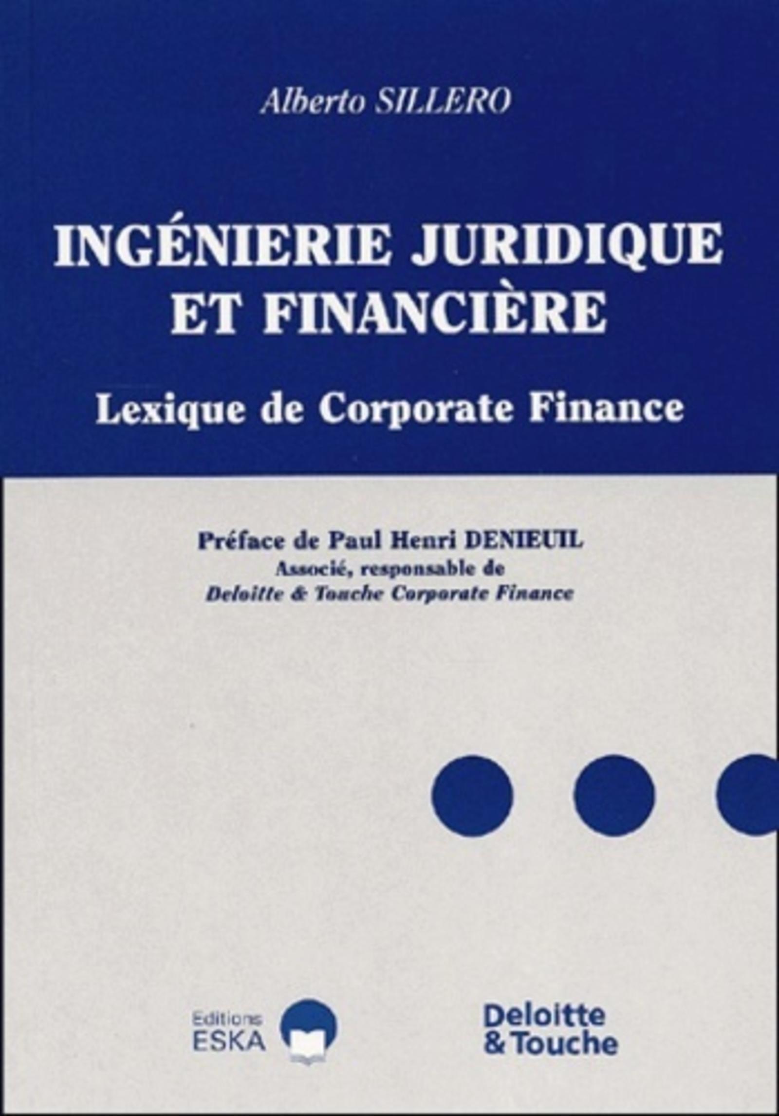 INGENIERIE JURIDIQUE ET FINANCIERE