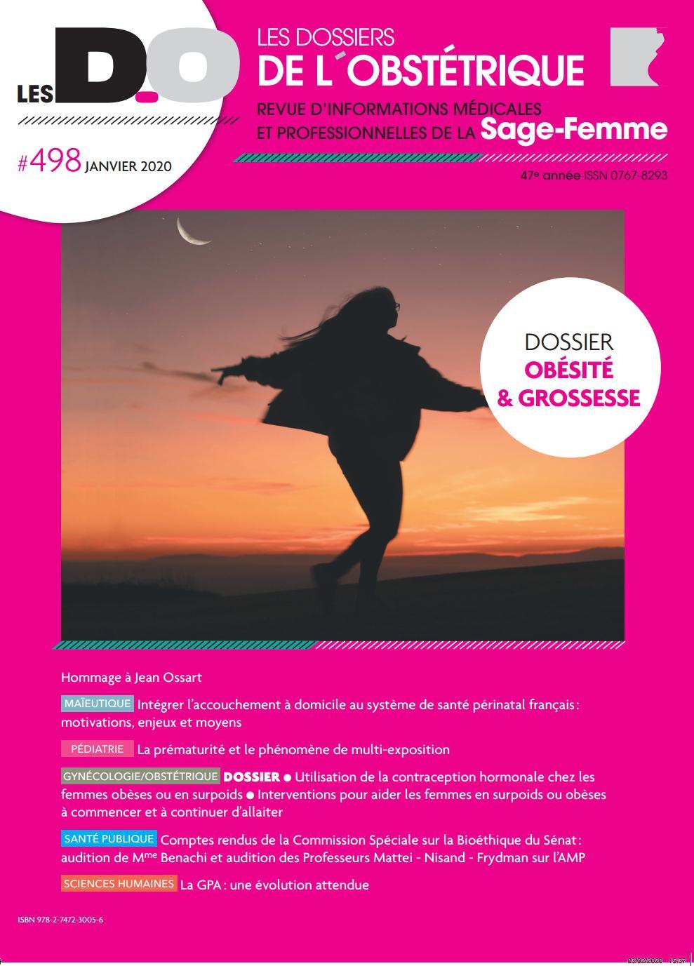 DOSSIER-OBESITE et GROSSESSE-DO 498 JANVIER 2020
