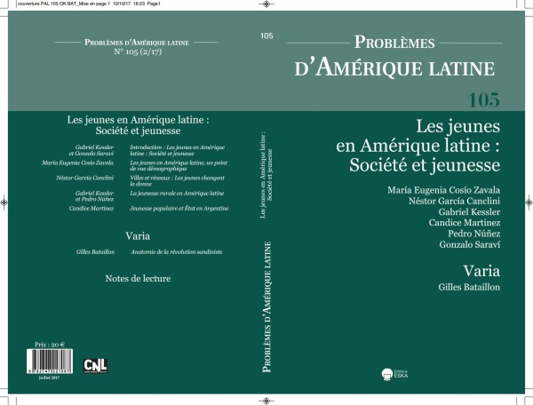 PROBLEMES D'AMERIQUE LATINE 105 (2-2017)