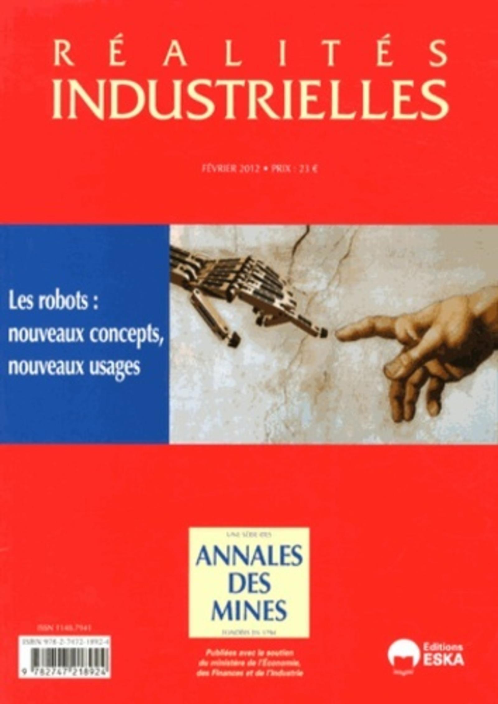 RI FEVRIER 2012 - LES ROBOTS : NOUVEAUX CONCEPTS, NOUVEAUX USAGES