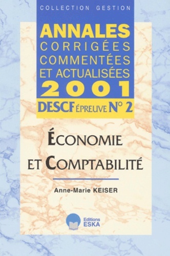 DESCF N 2-ECONOMIE ET COMPTABILITE-ACCA 2001-