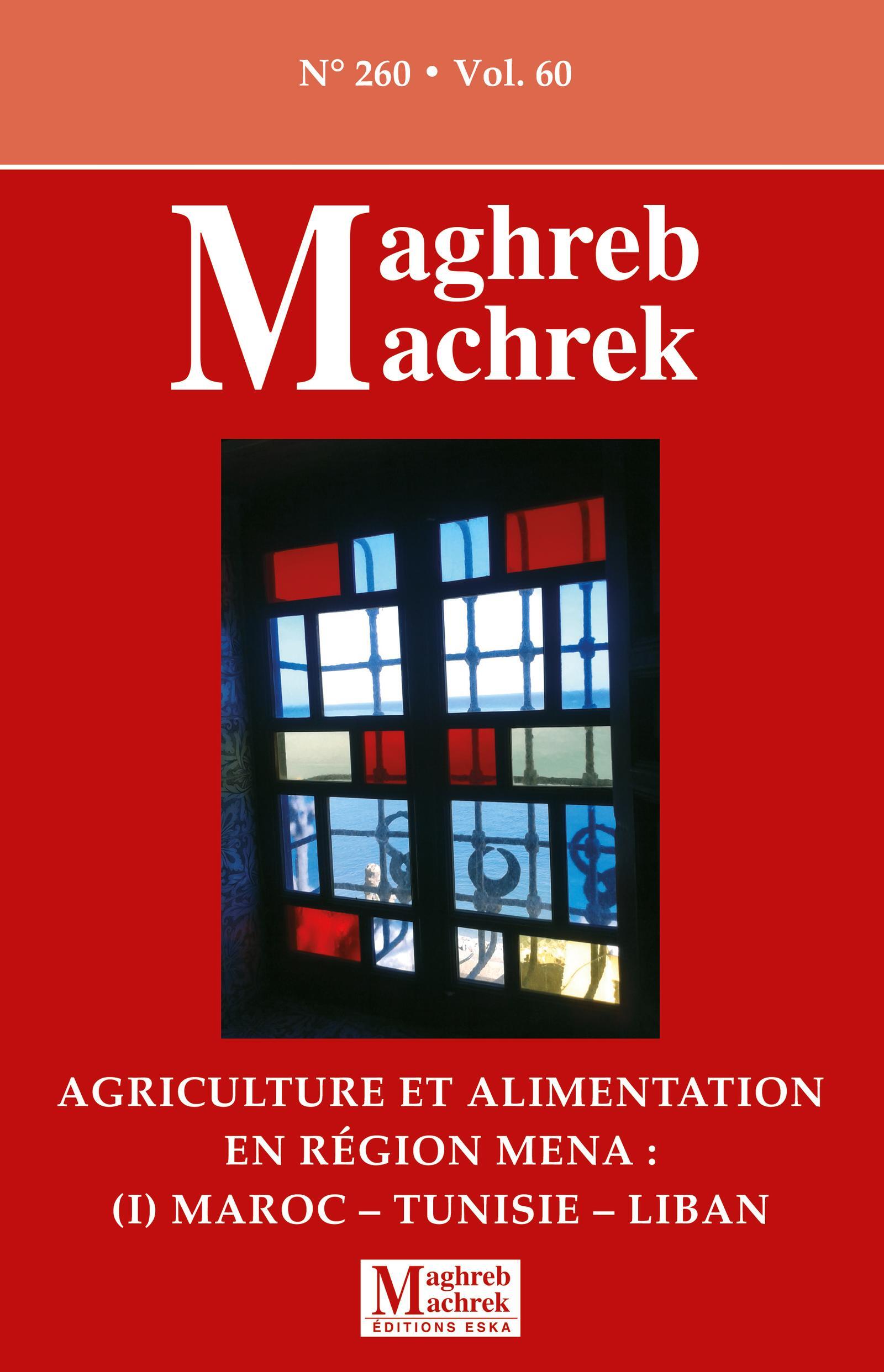 Agriculture et alimentation en région MENA : Maroc-Tunisie-Liban