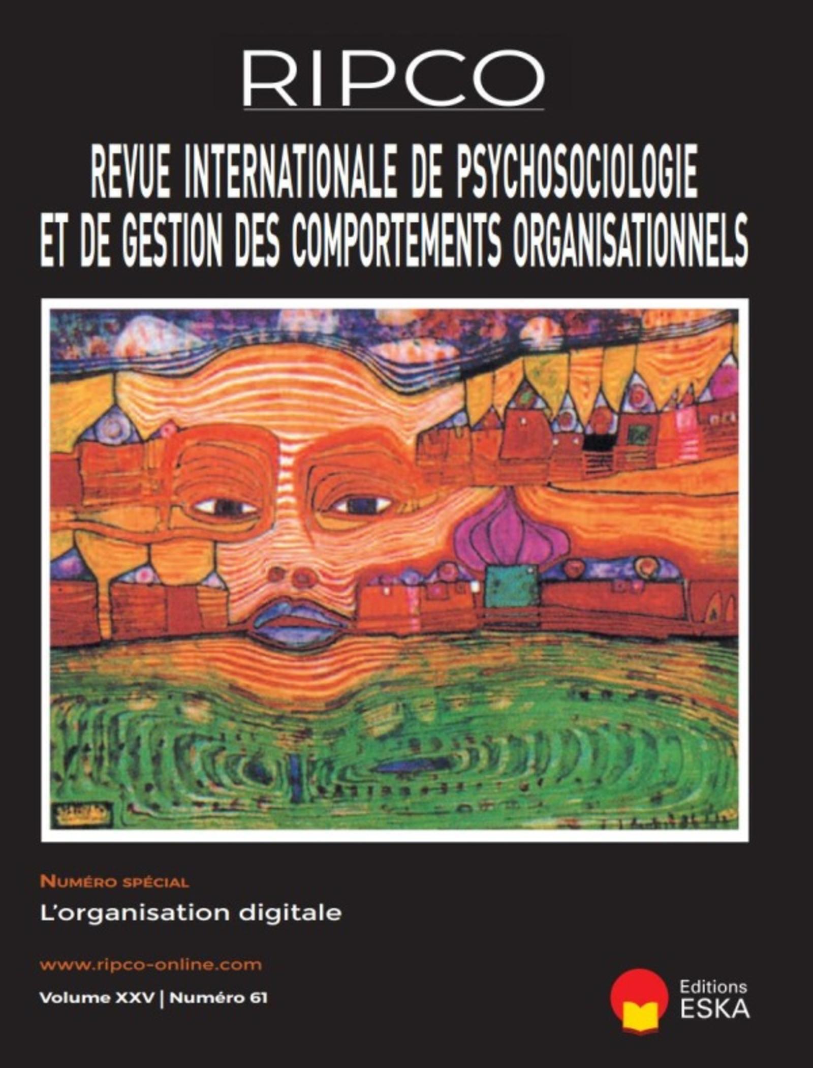 L'ORGANISATION DIGITALE.N°SPECIAL VOL XXV N°61