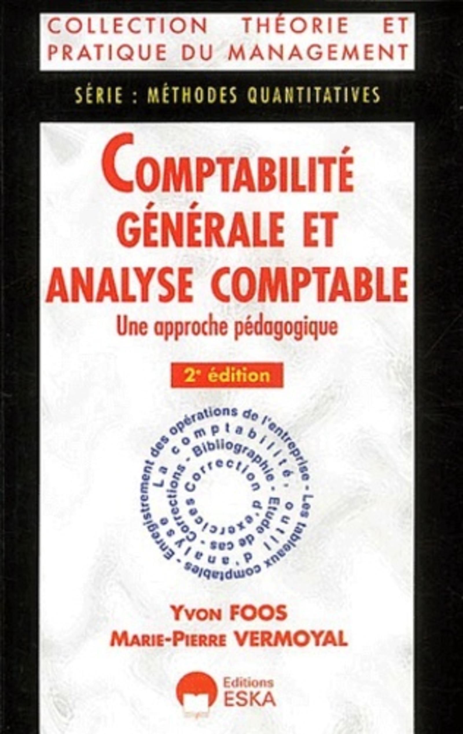 COMPTABILITE GENERALE ANALYSE COMPTABLE