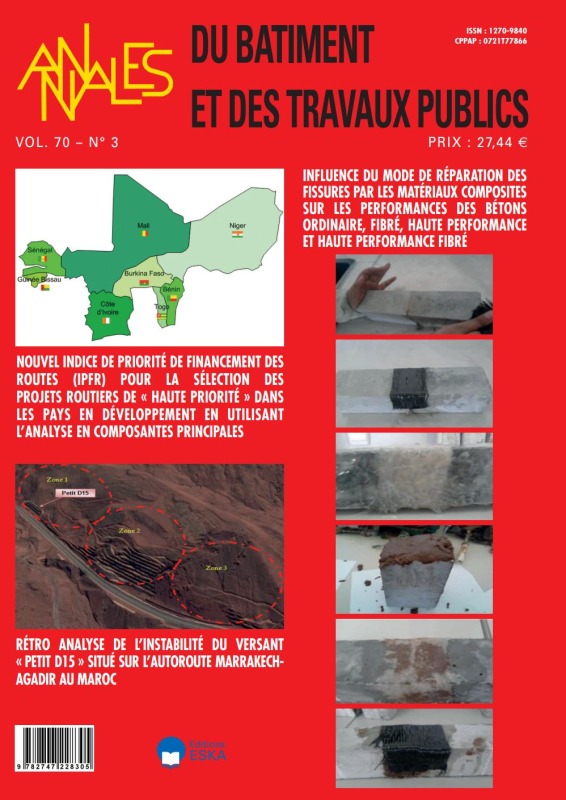 NOUVEL INDICE DE PRIORITE DE FINANCEMENT DES RTES (IPFR)...BTP VOL 70 N°3-2018