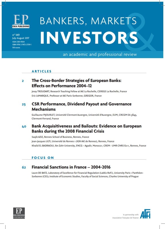 THE CROSS-BORDER STRATEGIES OF EUROPEAN BANKS:EFFECTS ON PERFORMANCE 2004-12