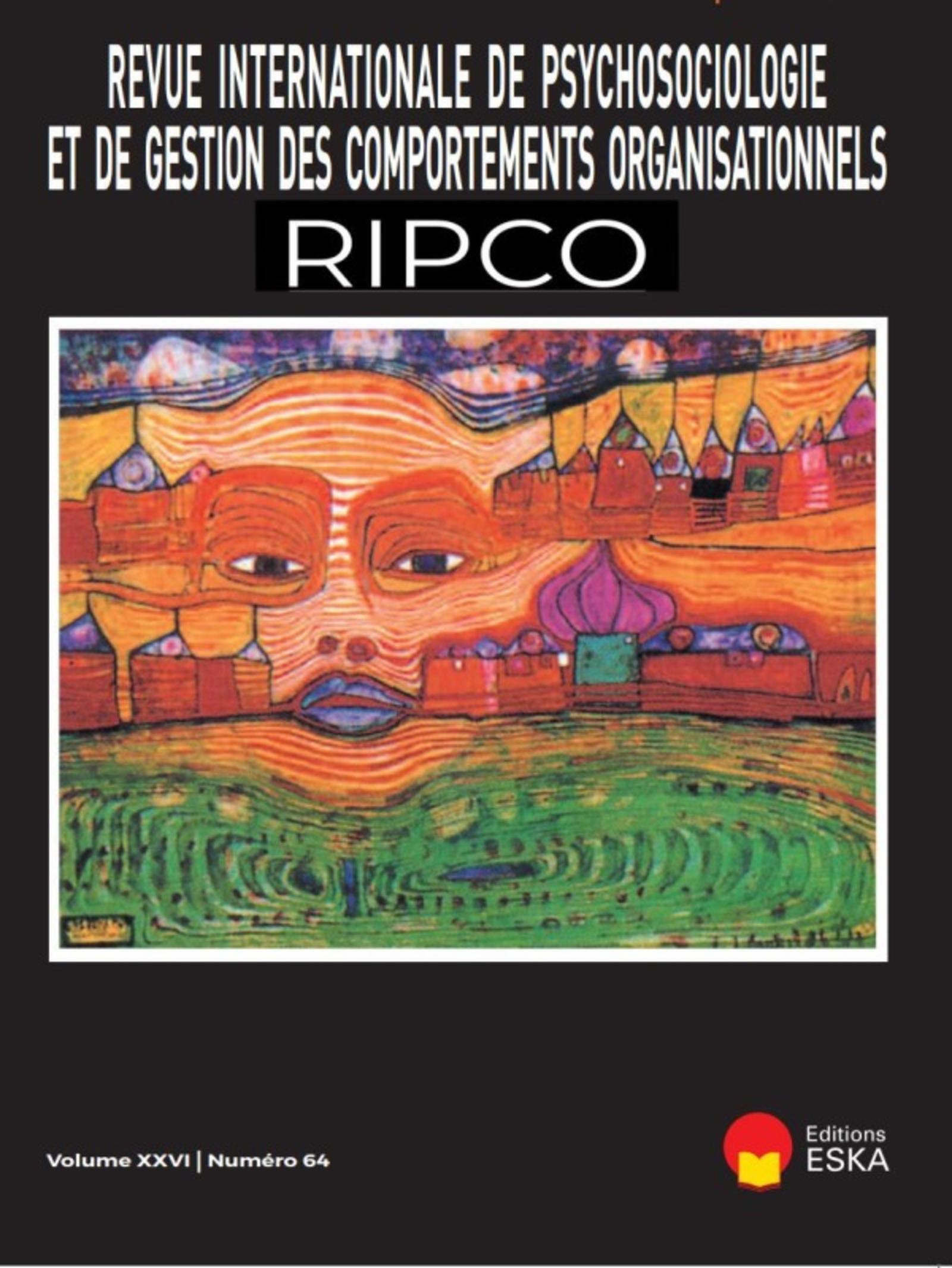REVUE INTERNATIONALE DE SPYCHOSOCIOLOGIE N°64 VOL XXVI