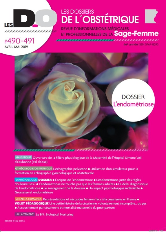 DOSSIER-L'ENDOMETRIOSE-DOSSIERS DE L'OBSTETRIQUE 490-491-AVRIL-MAI 2019