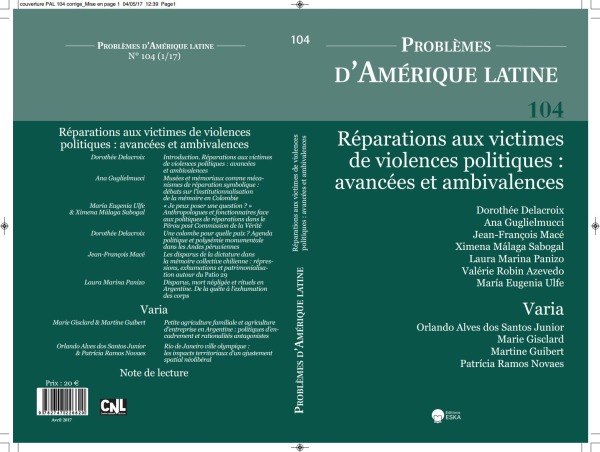 PROBLEMES D'AMERIQUE LATINE 104 (1-2017)