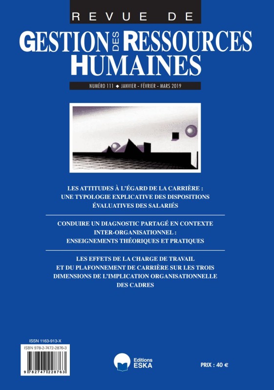 LES EFFETS DE LA CHARGE DE TRAVAIL ET DU PLAF.DE CARRIERE SUR LES ..... GRH 111