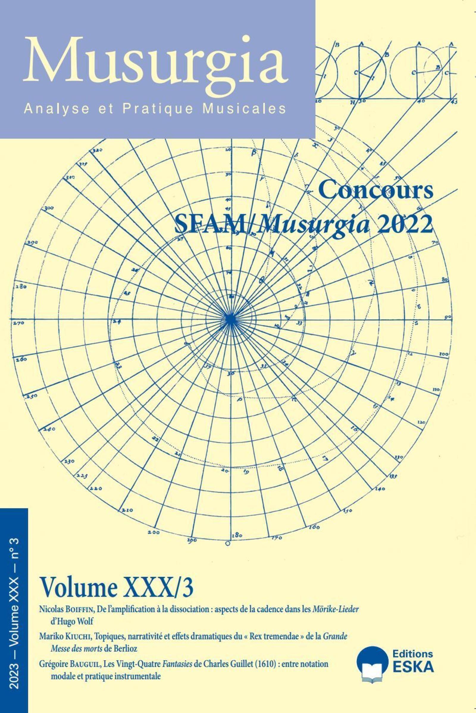 Musurgia Volume XXX 3-2023