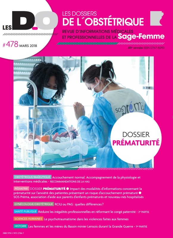 PREMATURITE-DOSSIER REVUE DO 478-MARS 2018