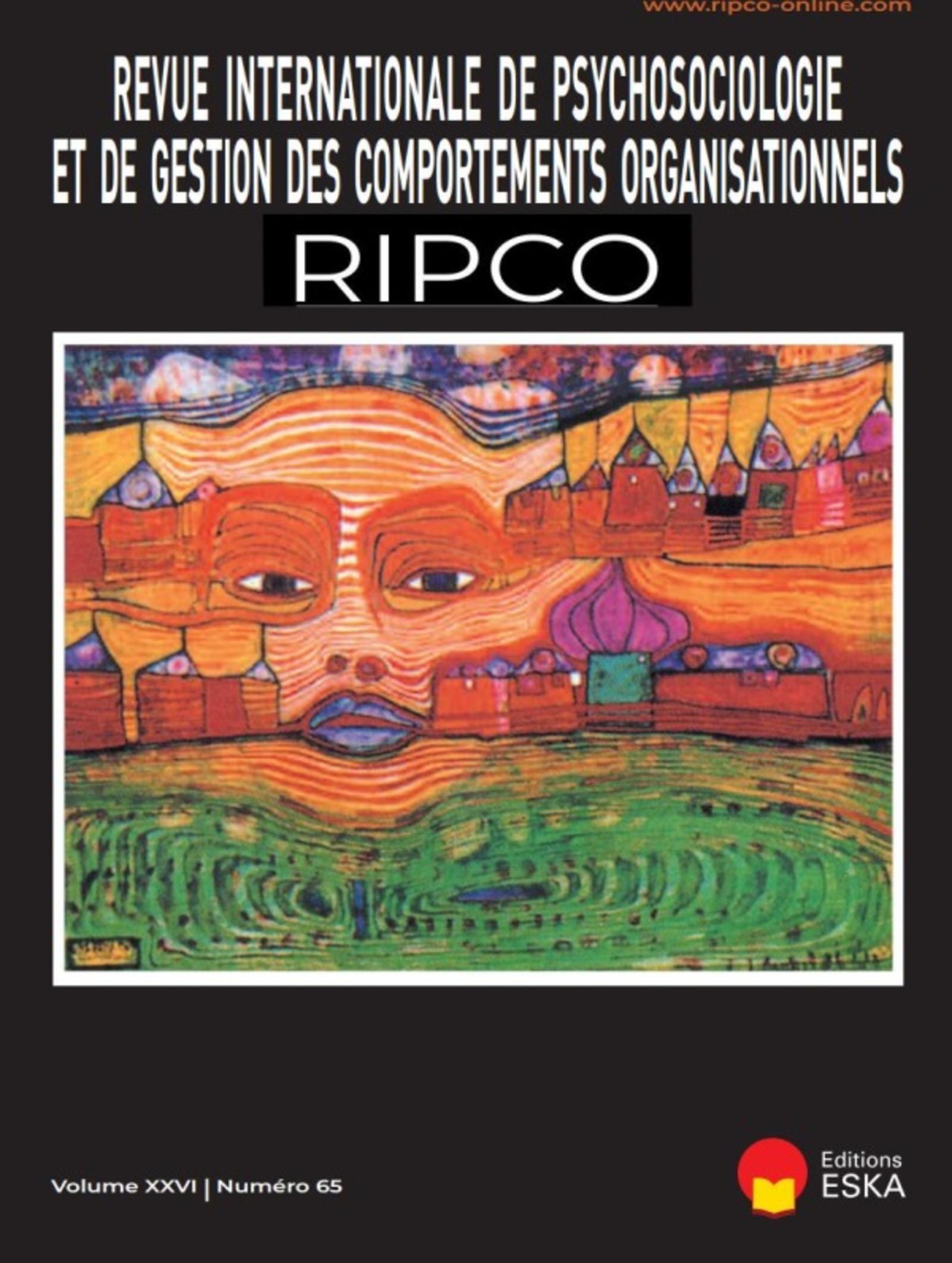 REVUE INTERNATIONALE DE PSYCHOSOCIOLOGIE N°65 VOL XXVI