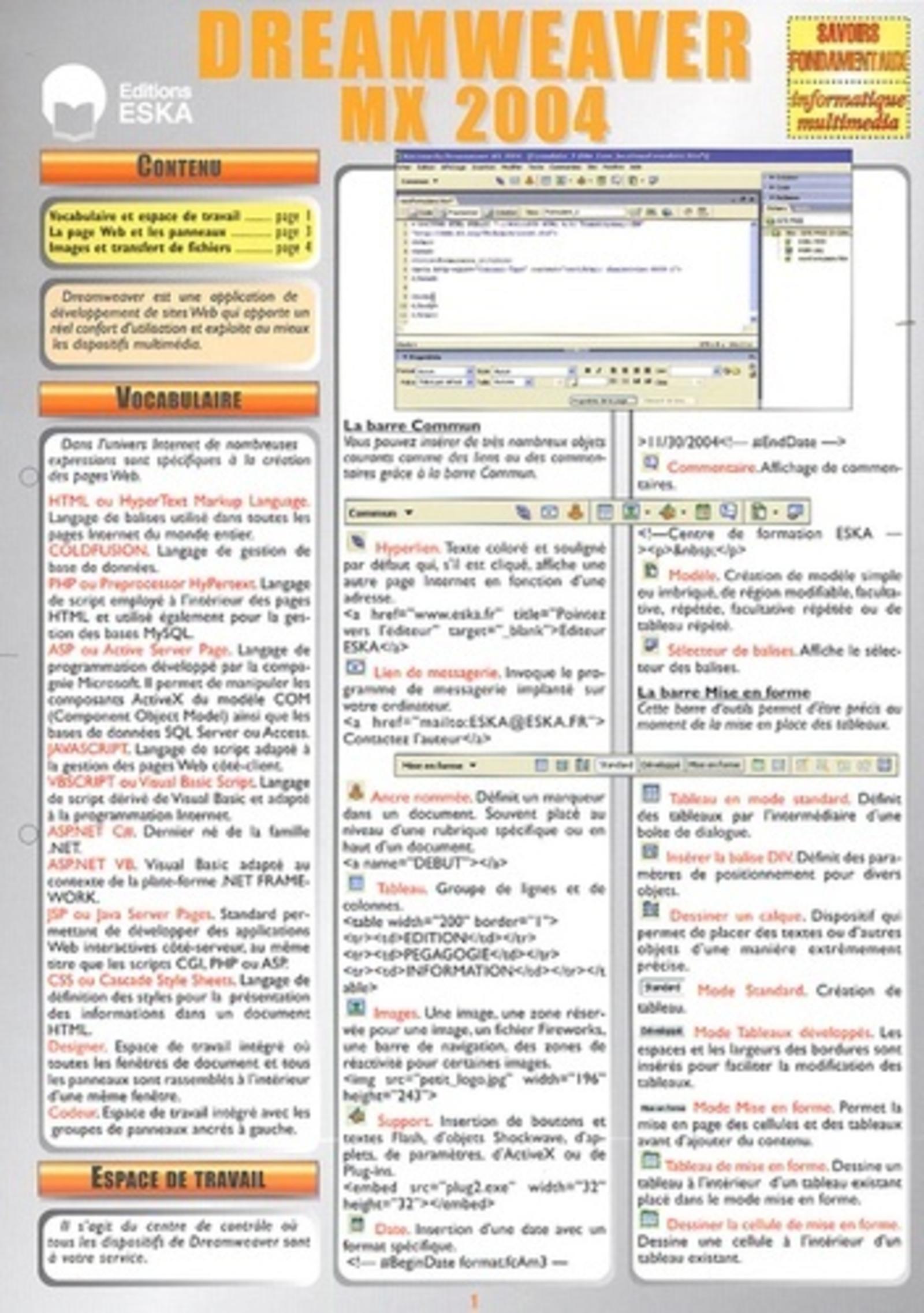DREAMWEAVER MX 2004