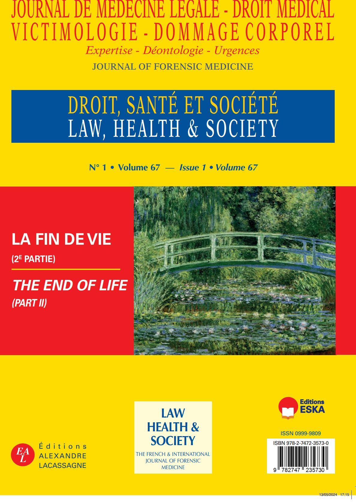 Journal de Médecine Légale et Droit Médical
