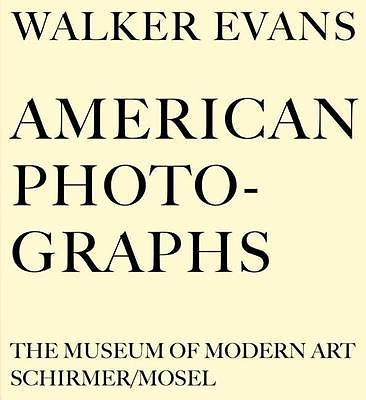 Walker Evans American Photographs /allemand