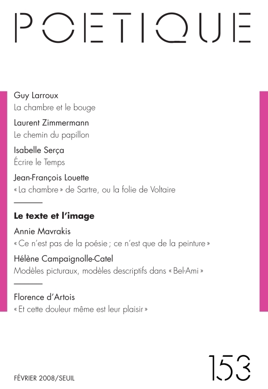 Poétique,  n°153