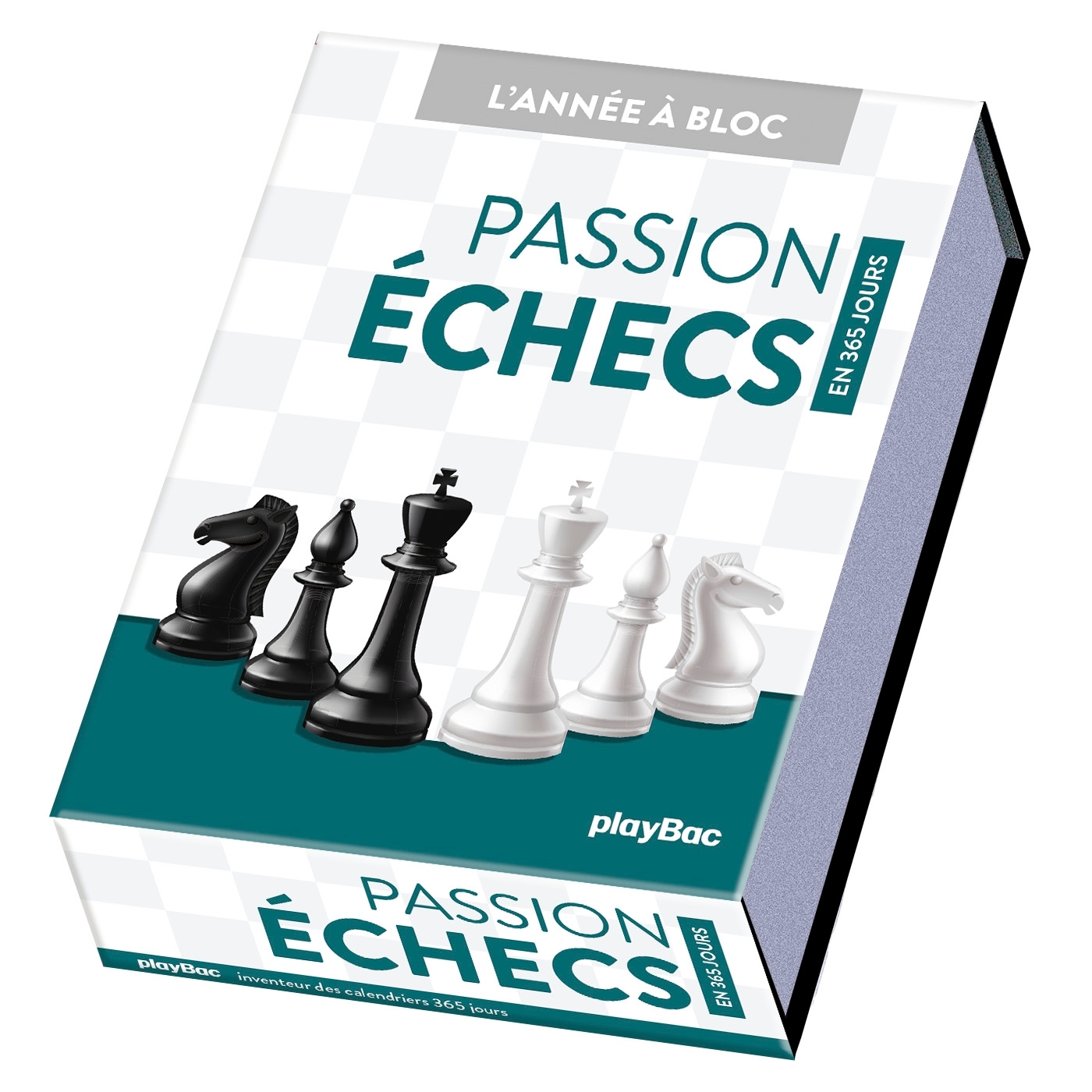 Calendrier Passion Échecs en 365 jours - Année à Bloc