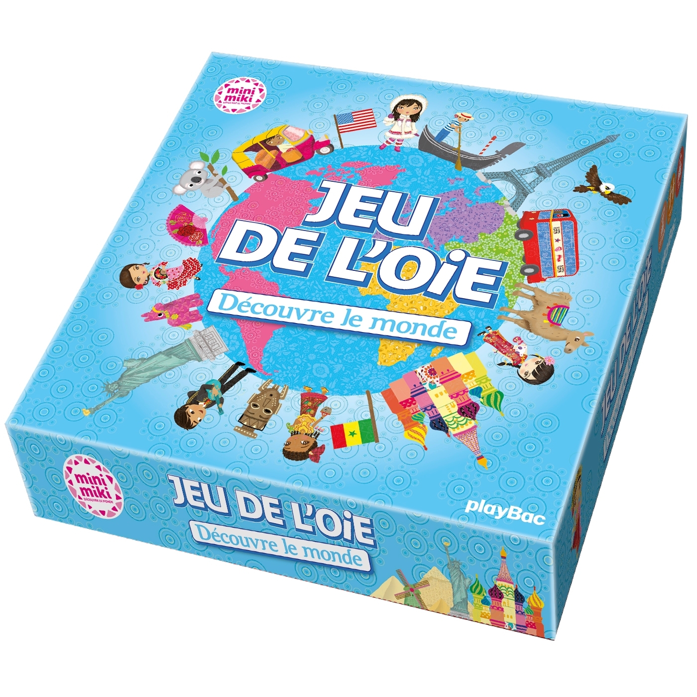 Minimiki - Jeu de l'oie - Découvre le monde