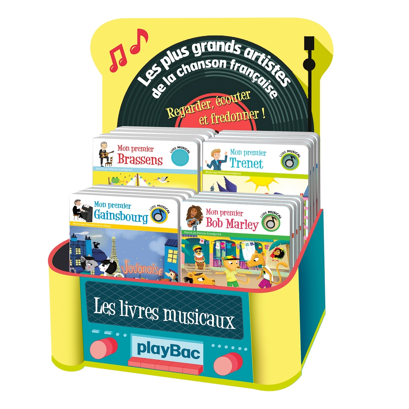 PLV comptoir Livre musical 24 ex - Juillet 2021