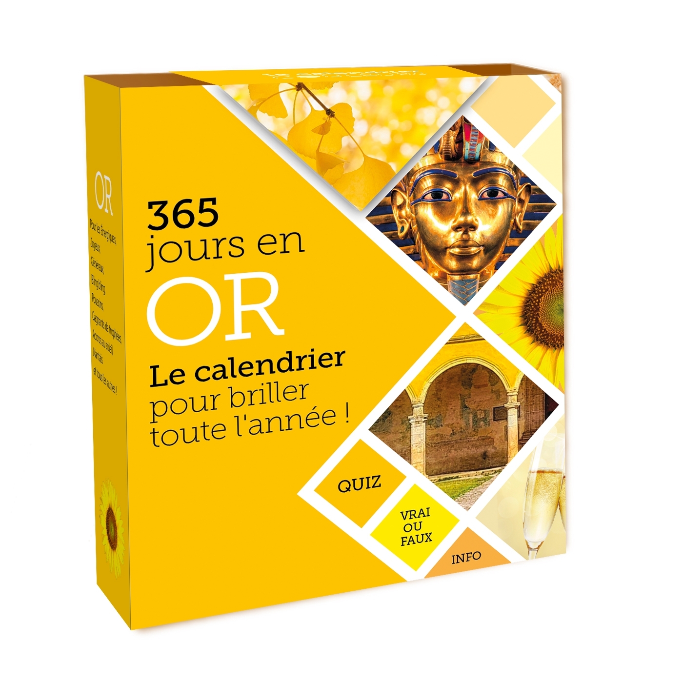 Calendrier 365 jours en or
