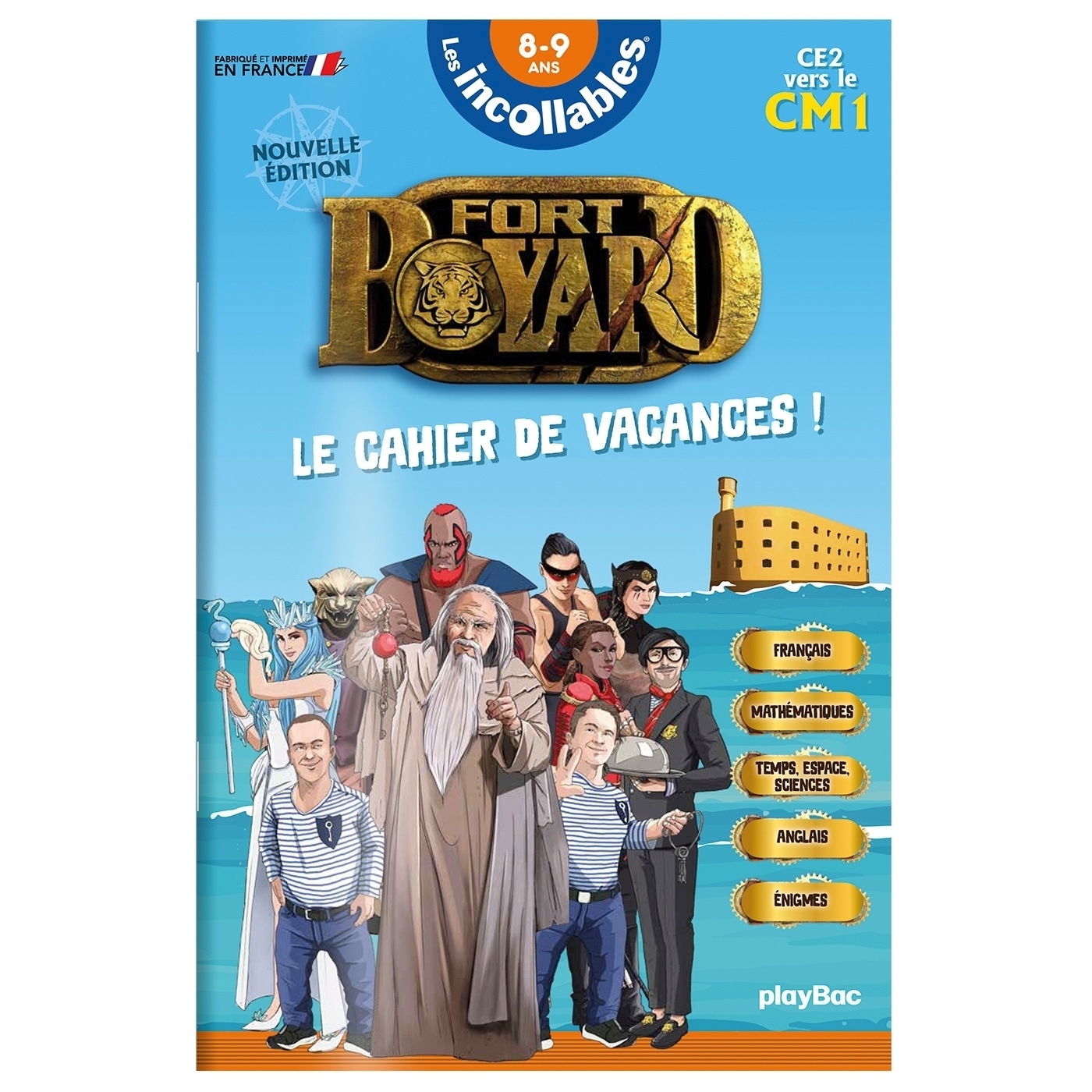 Cahier de vacances 2026 Fort Boyard - Les incollables - CE2 au CM1 - 8/9ans