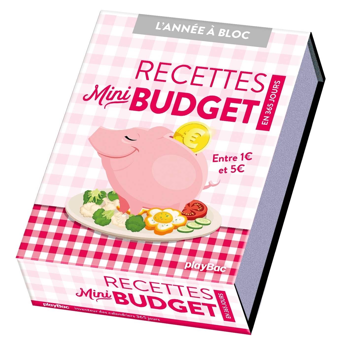 Calendrier Recettes mini budget en 365 jours - L'ANNÉE À BLOC