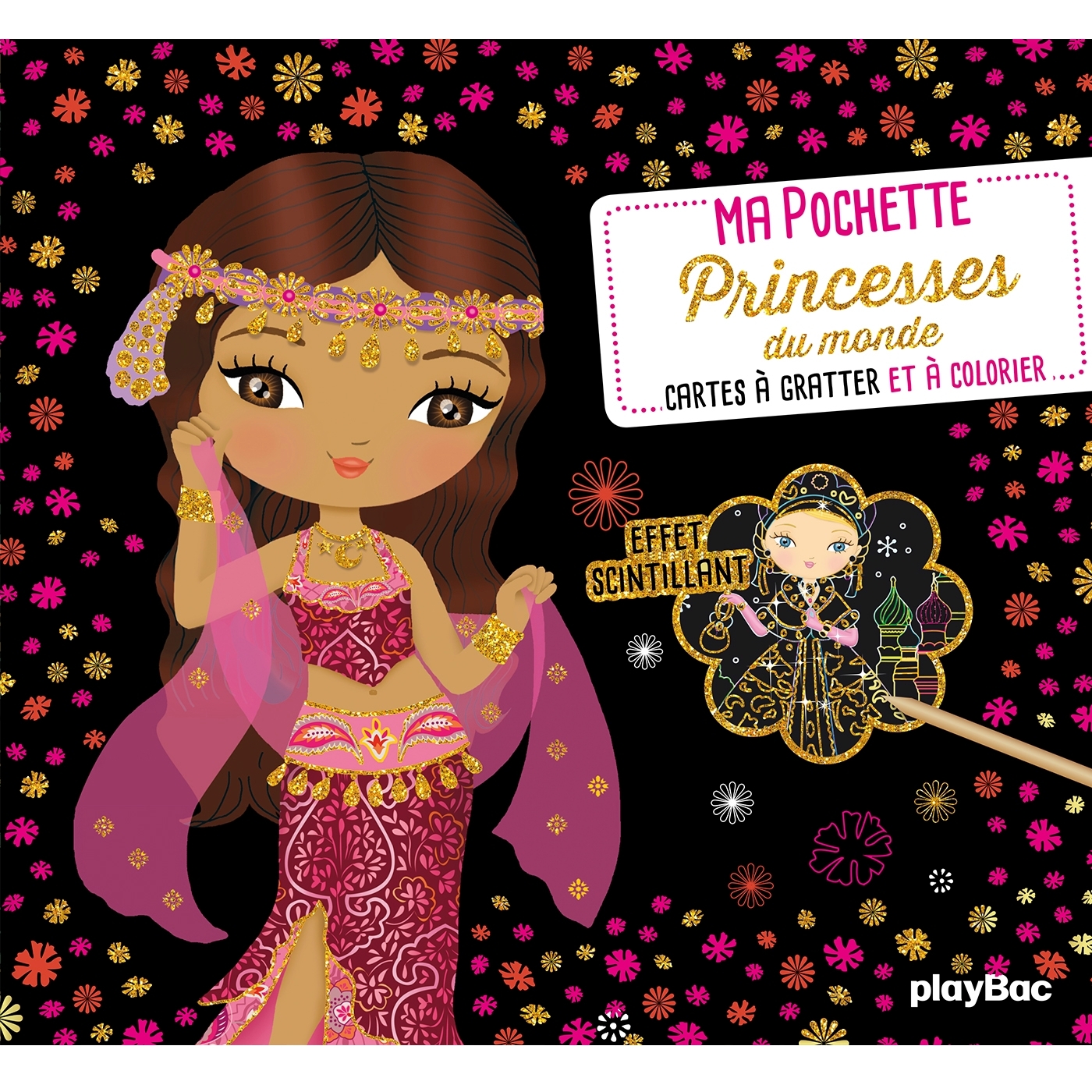 Ma pochette Princesses du monde - Cartes à gratter et à colorier - Ed 2019
