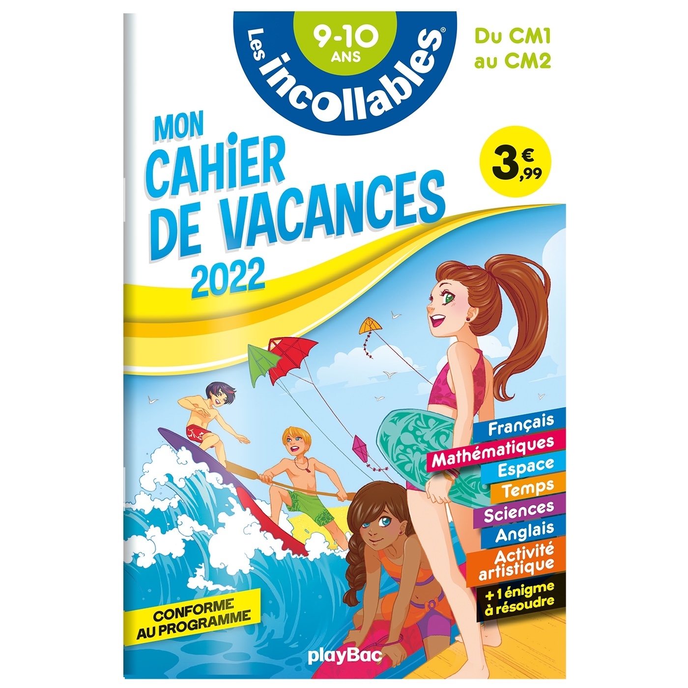 Cahier de vacances 2022 - Les incollables - Du CM1 au CM2 - 9-10 ans