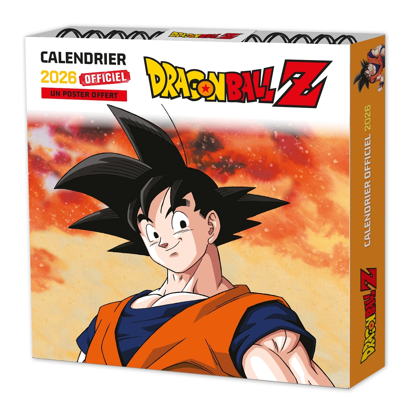 CALENDRIER OFFICIEL DRAGON BALL Z 2026