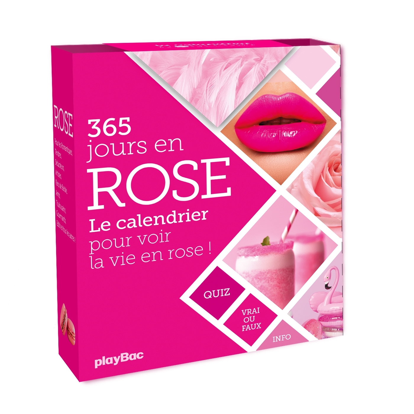Calendrier 365 jours en rose