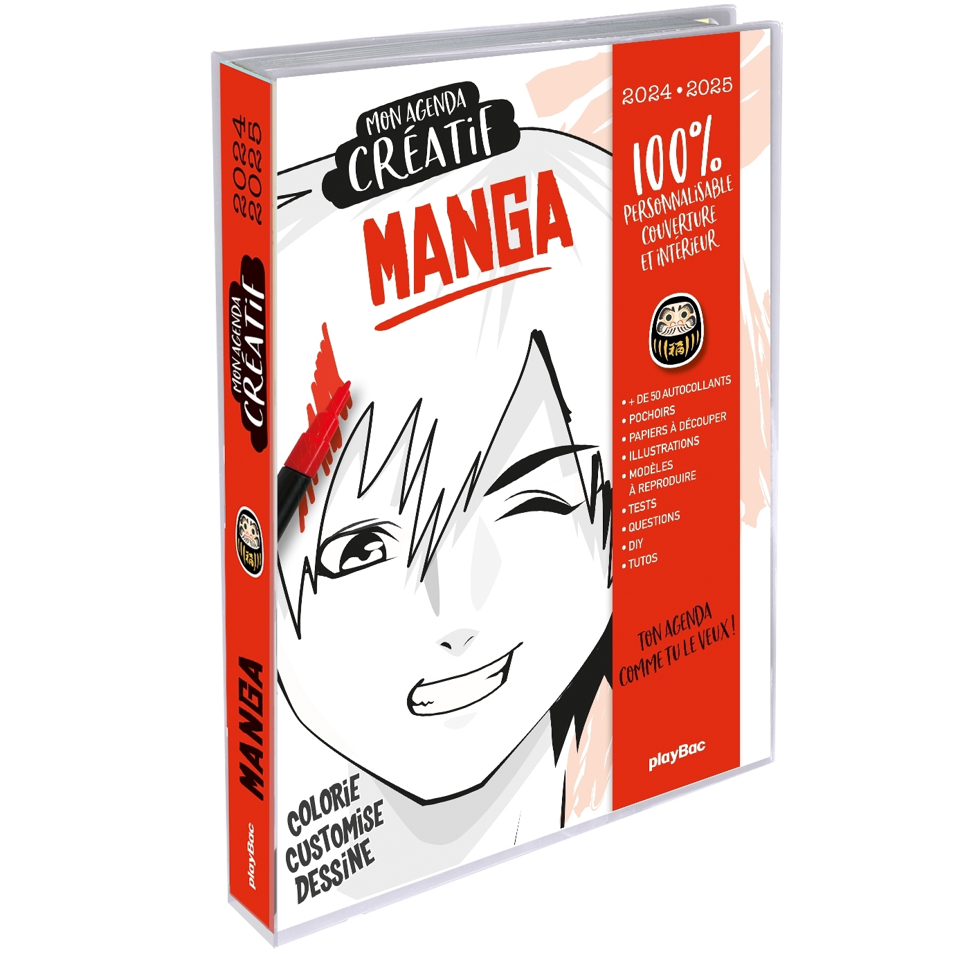 Mon agenda créatif Manga 2024-2025