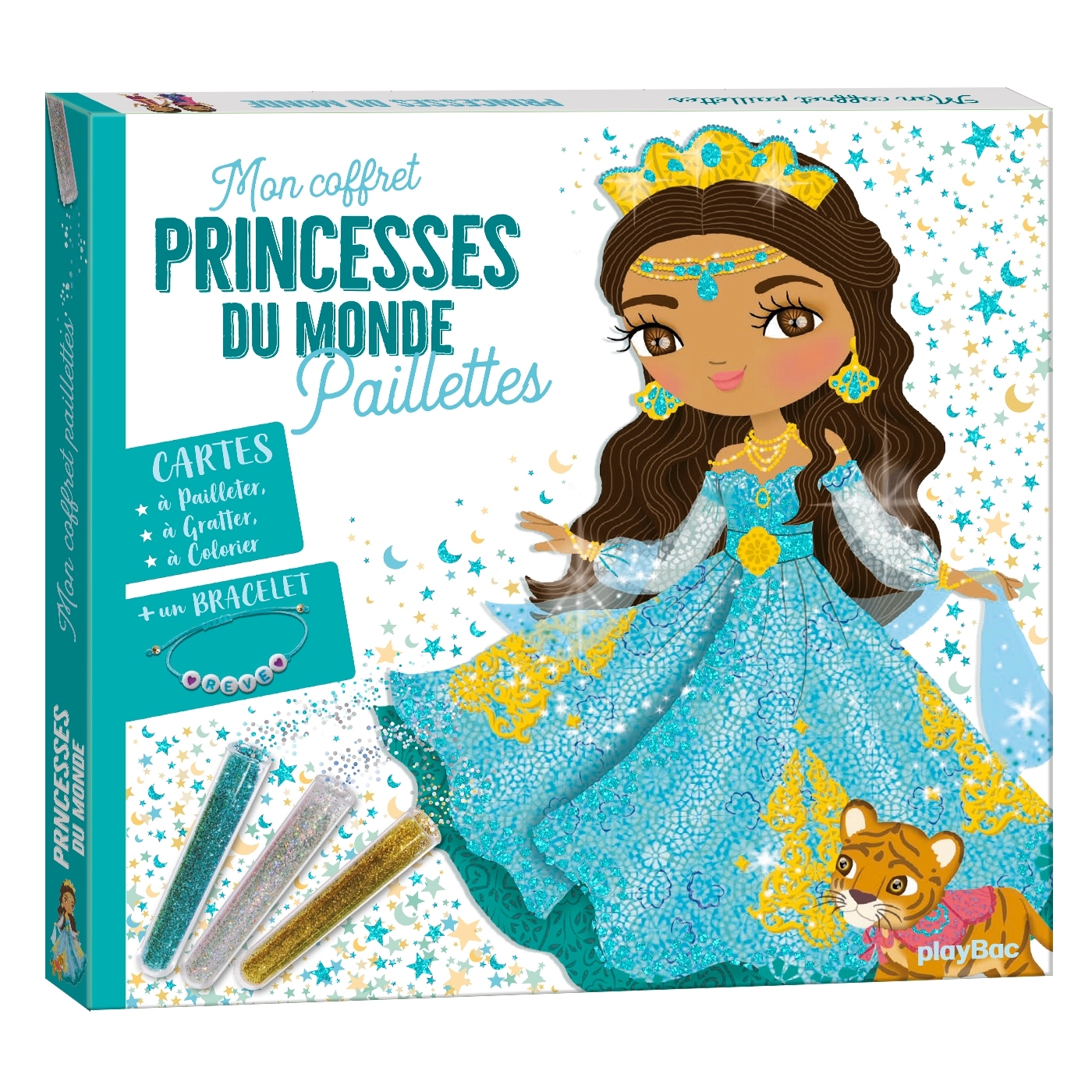 Mon coffret paillettes - Princesses du monde
