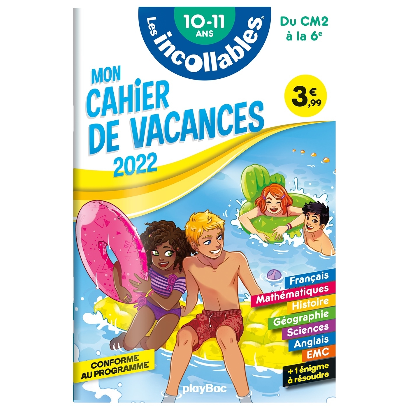 Cahier de vacances 2022 - Les incollables - Du CM2 à la 6e - 10-11 ans