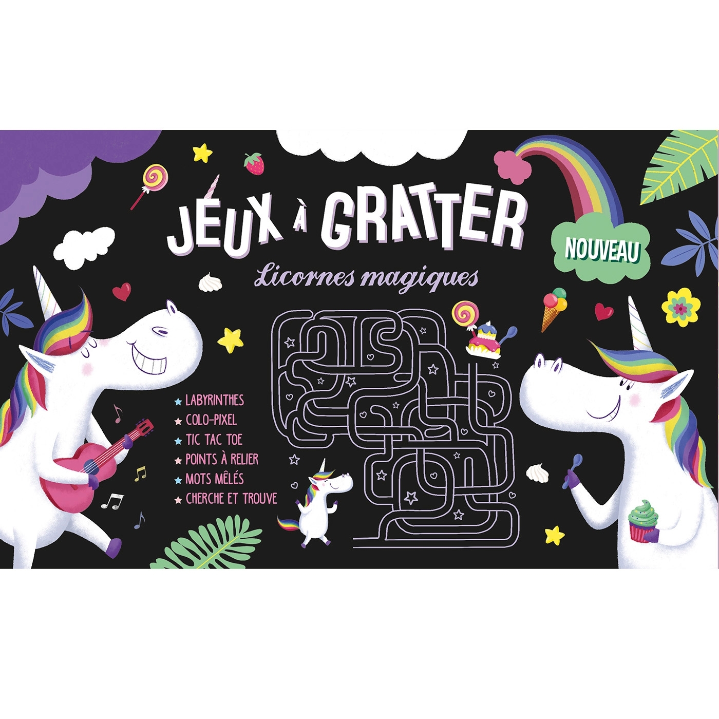Jeux à gratter - Licornes magiques