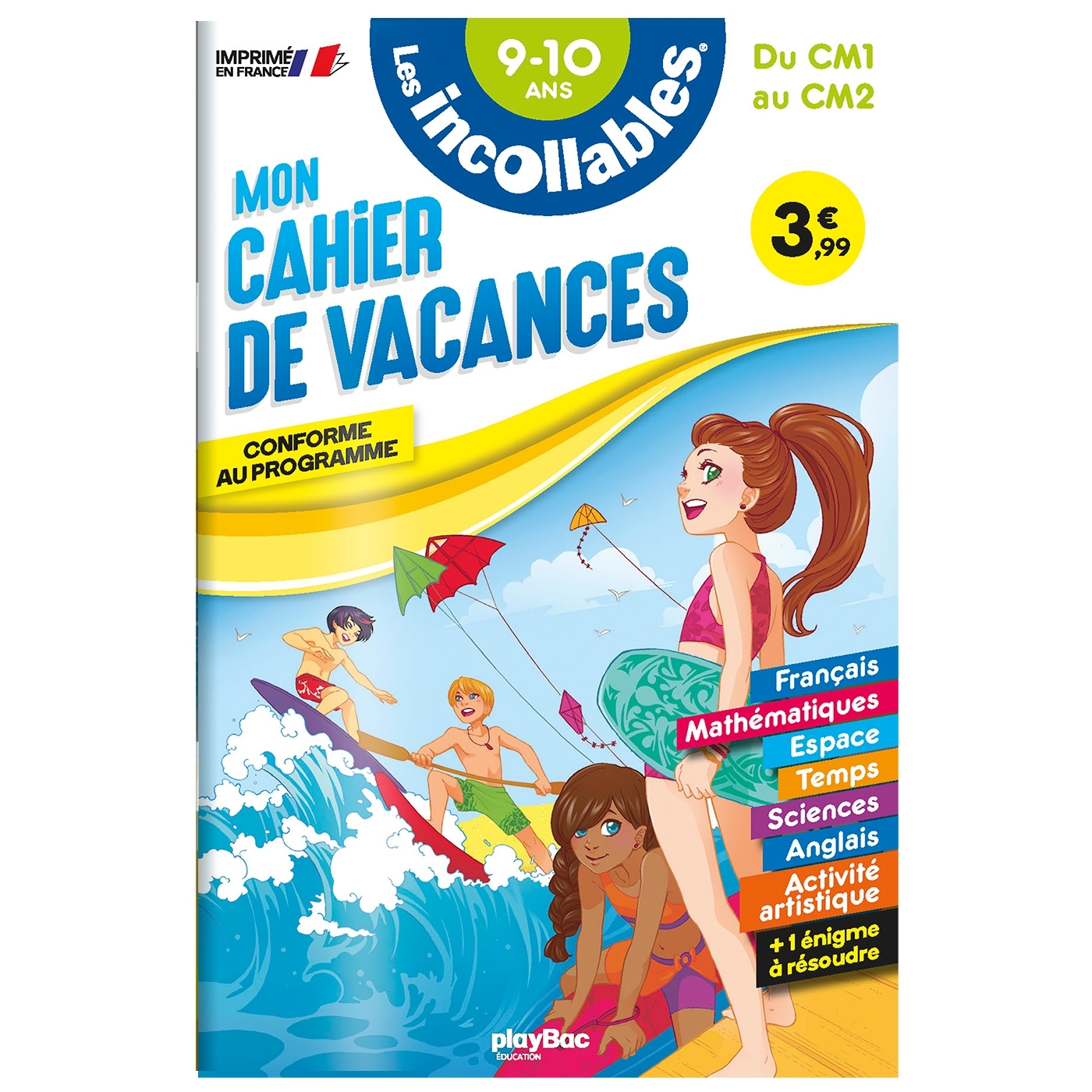 Cahier de vacances 2026 - Les incollables - CM1 au CM2 - 9/10 ans