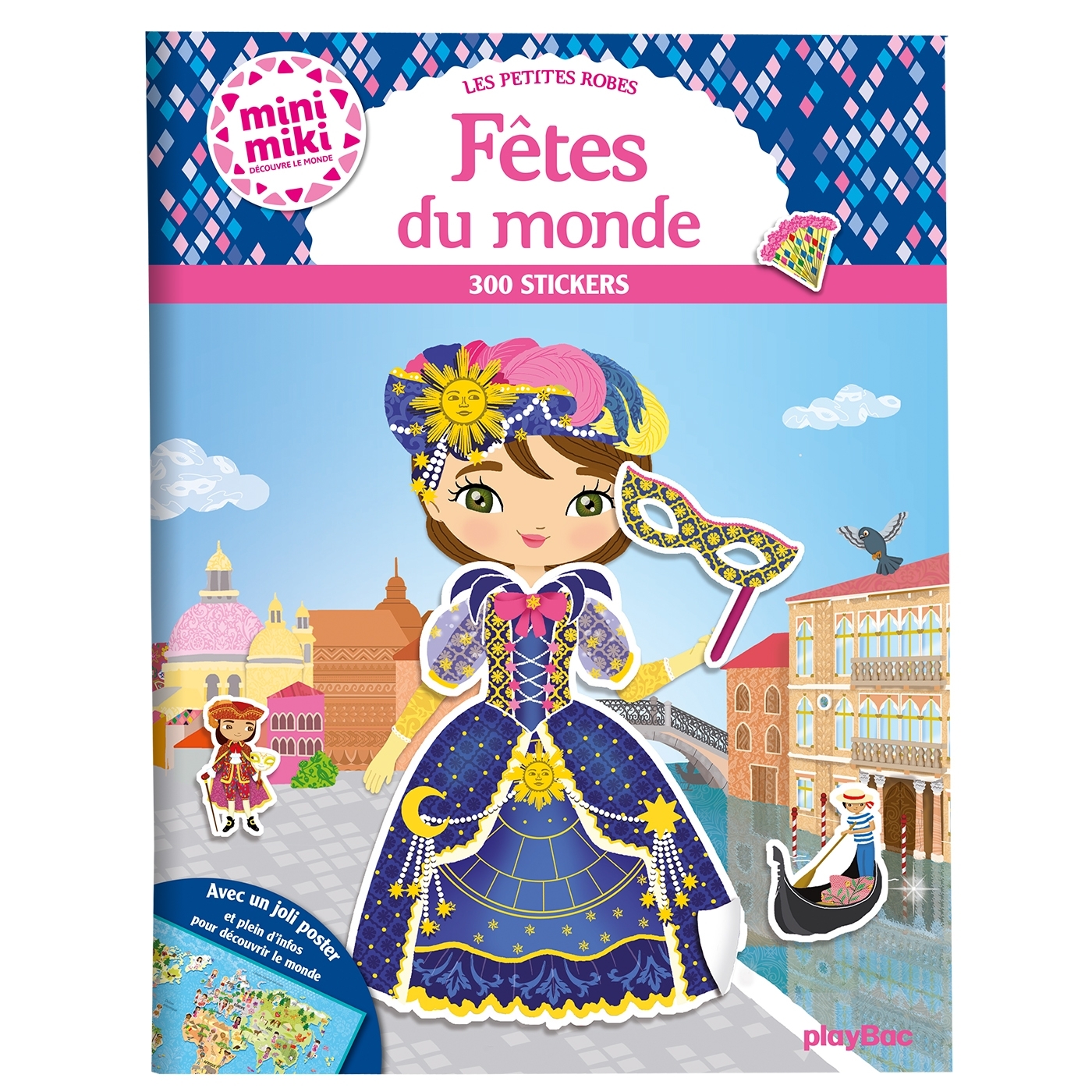 Minimiki - les petites robes de fêtes du monde - Stickers