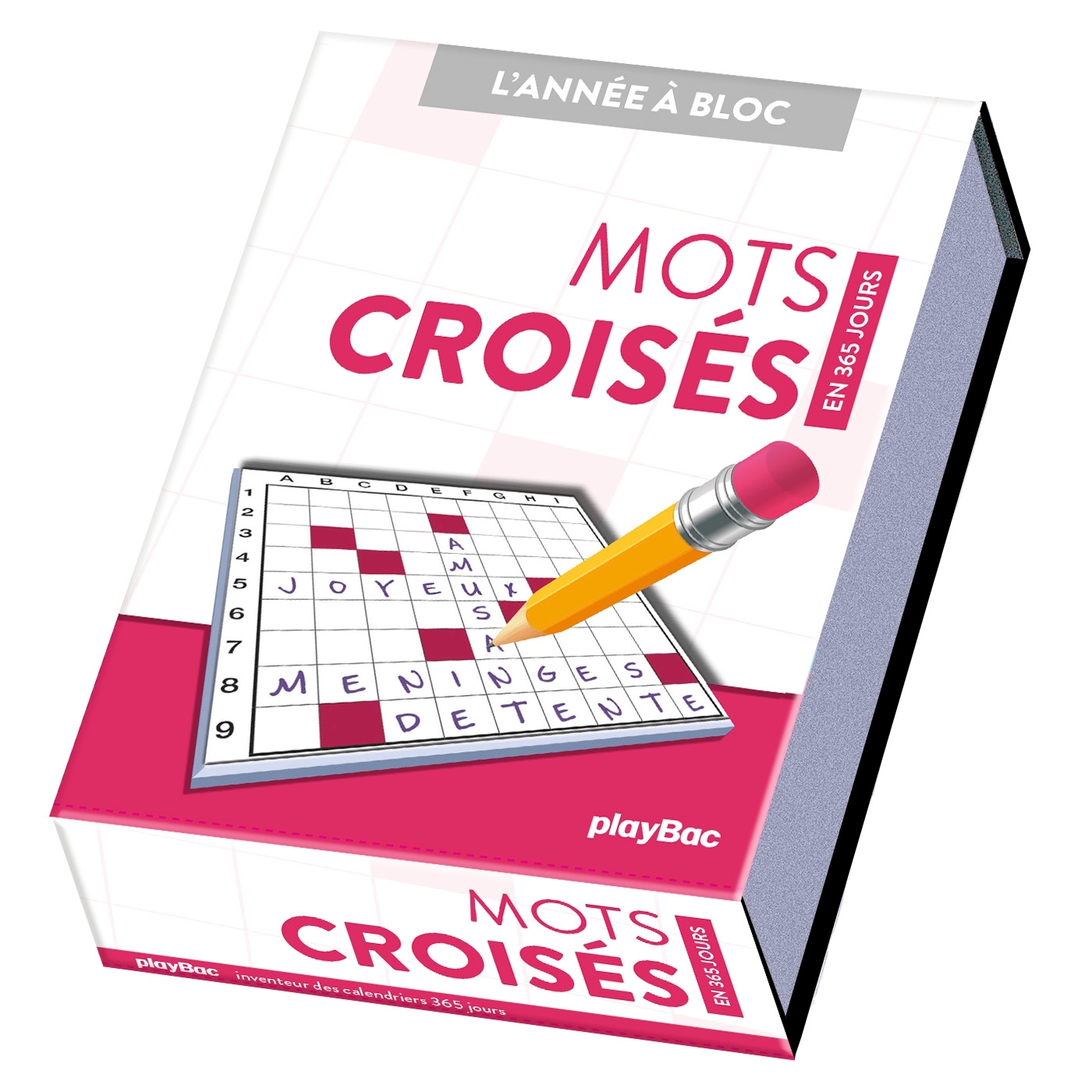 Calendrier Mots croisés en 365 jours - L'Année à Bloc