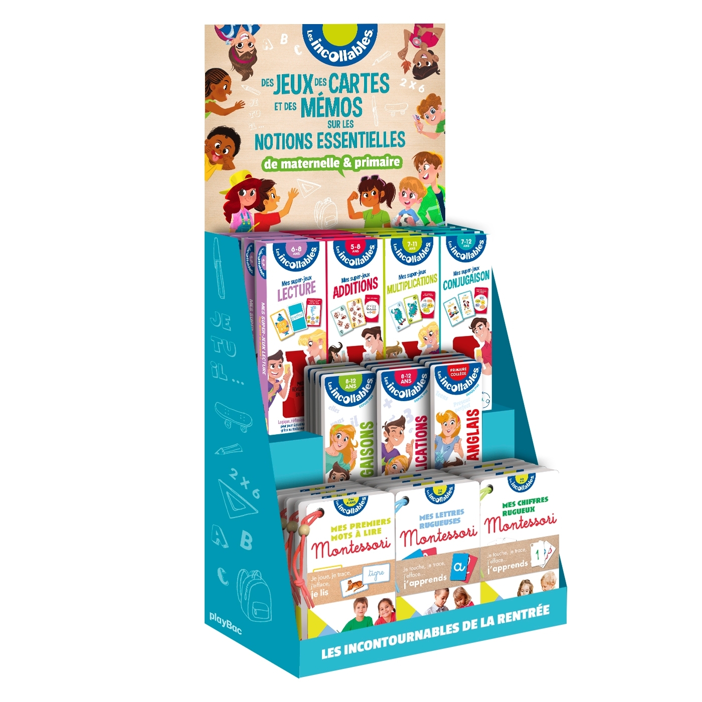 PLV COMPTOIR 23 EX. JEUX ÉVENTAILS INCOS JUILLET 2021