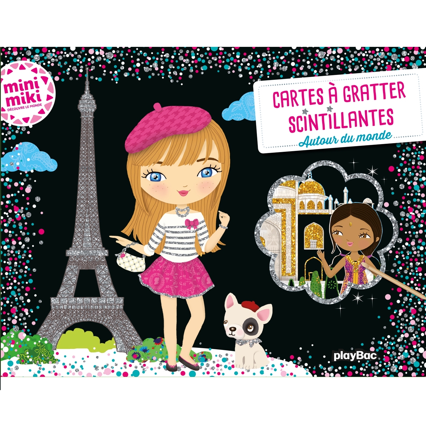 Minimiki - Maxi carte à gratter - Autour du monde