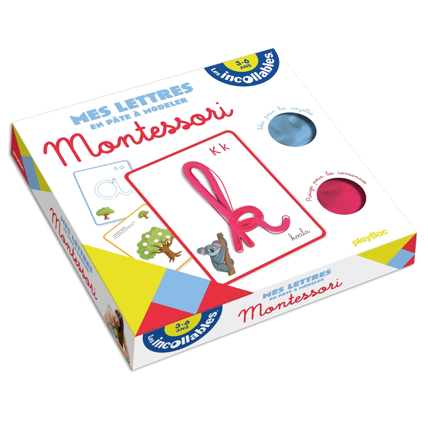 Les incollables - Montessori - Lettres en p teà modeler