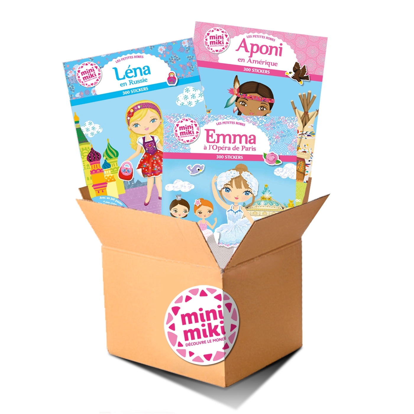 Colis Minimiki Stickers 25 ex - Juillet 2021