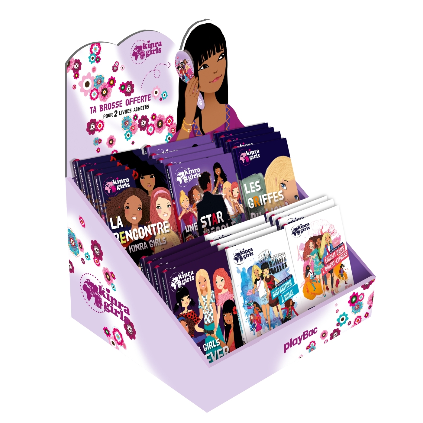 PLV comptoir Kinra Girls 40 ex + Prime - Février 2020