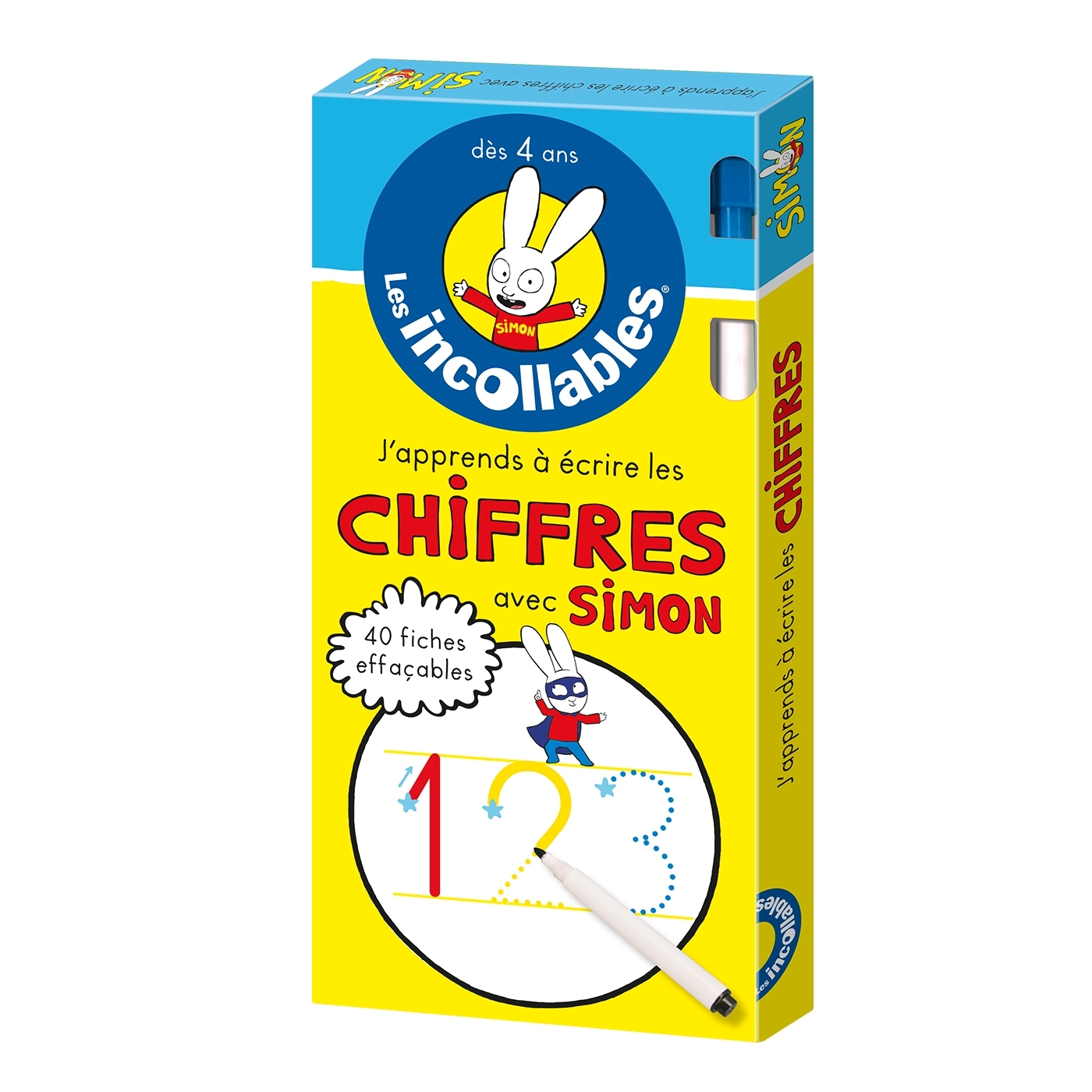 Les incollables - J'apprends à écrire les chiffres avec Simon